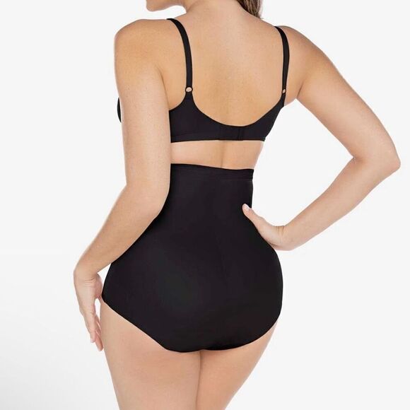 Miraclesuit Black Shape w/An Edge High Waist Brief Shapewear Medium. EUC - Picture 3 of 8